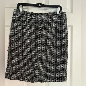J Crew tweed pencil skirt.